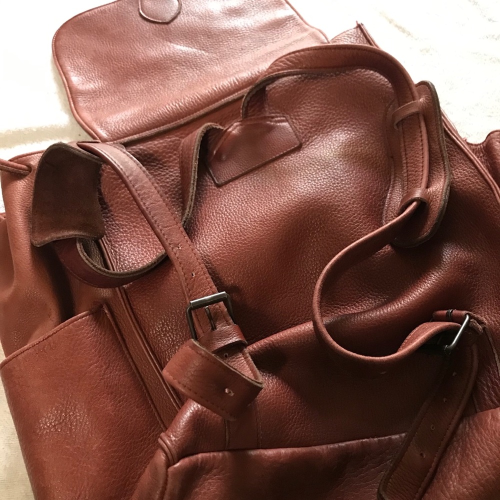 Leather Backpack Big - image 2